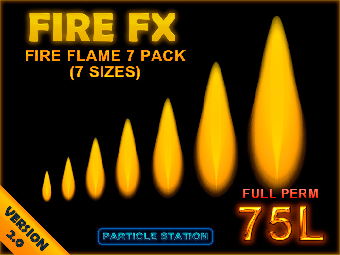 Fire Flame 7 Pack